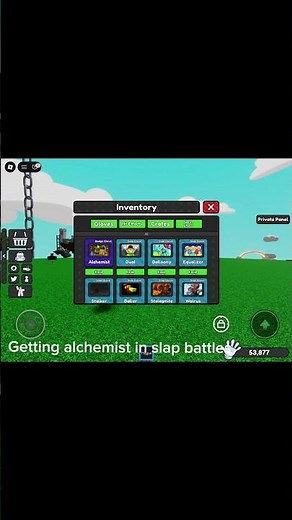 I finally got alchemist in slap battles #slapbattles #roblox games