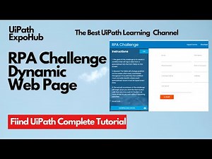 UiPath RPA Challenge Solution - Enter Data into a Dynamic Web page