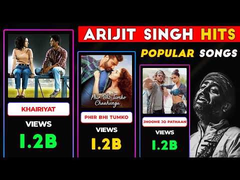 Arijit Singh Ke Top 20 Most Viewed Songs 😱 | 4 Songs Crossed 1 Billion