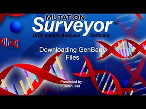 Downloading GenBank Reference Files for Mutation Surveyor Software