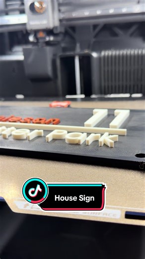 A sign made for a new home, it came really well 😎 #3dprinting #3dprints #foryoupage❤️❤️ #fyp #house Hit me a DM if you’re after a house sign too 🏠🤘🏻