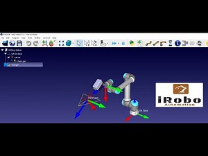 Robot Triangle Trace using Robodk + Python programming
