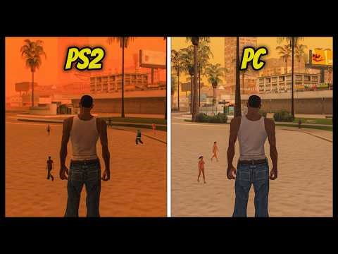 GTA San Andreas - PS2 vs PC