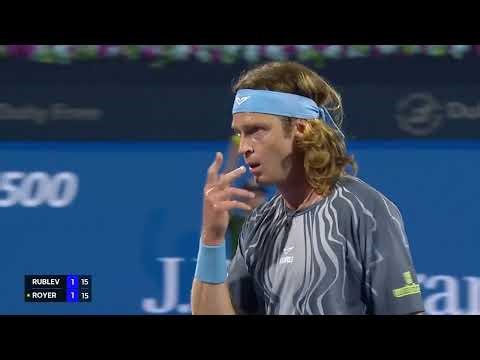 Match Highlights: Rublev vs. Royer - R1 - 2026 Dubai Duty Free Tennis Championships