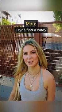 Man rizzes College Girl 😮