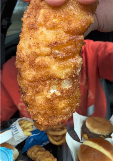 Culver’s Mukbang 🍔 the Cod is 🔥 #foodie #fyp #mukbang #foodtiktok #fye