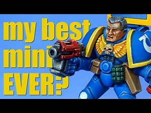 Retro painting Ultramarines feat ‪@GoblinGreen2021‬