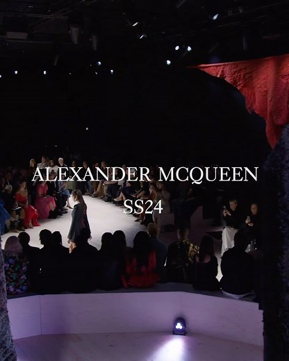 dna at Alexander McQueen Spring Summer 2023. #dnaModels | dna Model Management