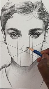 Easy drawing trick 🥰🙈✏️ #pencildrawing #art #sketch