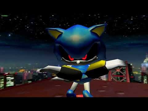 [Dual TAS] Sonic vs Metal Sonic Radical Highway - Sonic Adventure 2 Battle