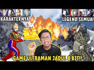 ULTRAMAN IS 8-BIT?! THIS GAME IS SO COOL!! [Taiketsu Ultra Hero]