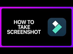 How To Take Screenshot In Filmora Tutorial