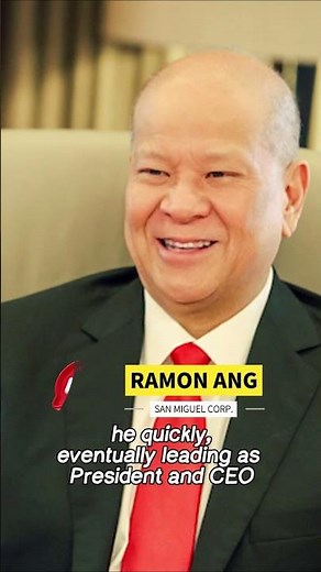 LIFE STORY OF RAMON ANG (San Miguel Corp.)From humble Beginnings to Success.
