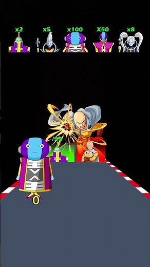 Zeno vs Saitama battle #zeno #dragonballz #trending