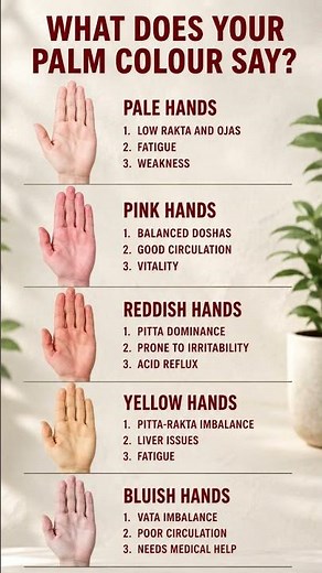 What Does Your Palm Colour Say About Your Health?