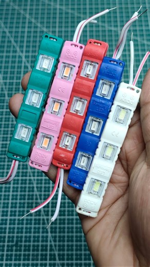 Color Explosion with 12V LEDs! 🌈🔥#12VLED #LEDLights #DIYElectric