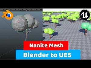 How to make Nanite Mesh For Unreal Engine 5 in Blender | Creat Own Nanite Mesh in Blender For UE5
