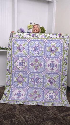 Join us for this very special Bouquet of Hydrangeas Block of the Month, a Shabby Fabrics original design featuring the enchanting Hydrangeas in the Garden collection by Jennifer Bosworth for Riley Blake Designs. Join now: https://www.shabbyfabrics.com/p228179 Fabrics: Hydrangeas In The Garden by Jennifer Bosworth for Riley Blake Designs | Shabby Fabrics