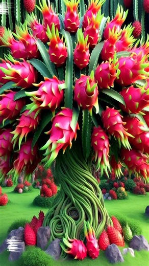 8K views · 86 reactions | The best and fastest technique for planting and growing dragon fruit trees using stem cuttings. #dragonfruit #gardening #reelsvideoシ #reelsfacebook | Tree Gardens | Facebook