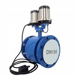 [Hot Item] Remote Display Battery Power Magnetic Flow Meter with GPRS for Sewage Water