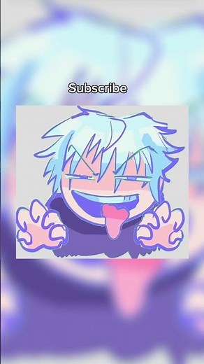 Wholesome gojo gif 😊#jjk #art #digitalart #animationart #gif #gojo #speedpaint #satorugojo #jjks3