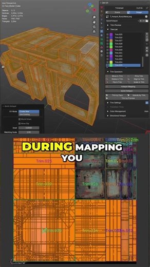 ⚡ Quick Hotspot – One Click Mapping #ZenUV #Blender