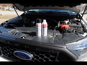Using Seafoam to clean up a 2020 Ford Ranger intake valves and fuel system
