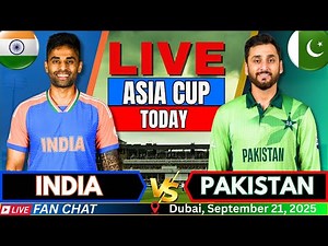 🔴 LIVE: INDIA vs PAKISTAN, Asia Cup 2025 Super 4 | IND vs PAK Live Cricket Score & Commentary