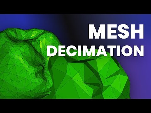 Mesh Simplification (Decimation) using MeshInspector