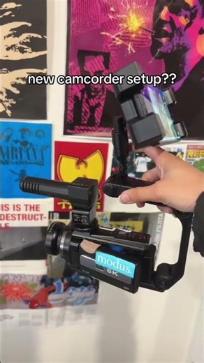 Best Camcorder Setup for Skate Filming!tapeless setup!#camcorder #retro #handycam #digitnow