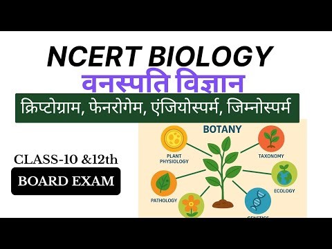 Botany Classes Biology Class 12th | Cryptograms Phenrogames Angiosperms Gymnosperms | Bihar Board 10
