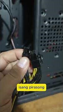 Paano Ikabit ang GPU Power Cable Nang Tama #gamingtips