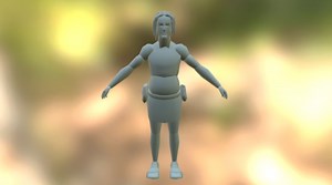 Worker - 3D model by timhintonart