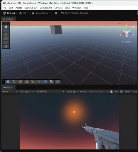 Making FPS game on Unity 💪💪 Part 1#gaming #unity #gamedev #gamemaking #madewithunity #unitydev
