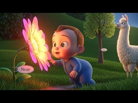 Learning Opposites with Llama 🦙✨ | Fun Opposites Song for Kids | Preschool Learning Video