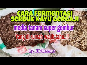 How to ferment sawdust for ornamental and horticultural plant media