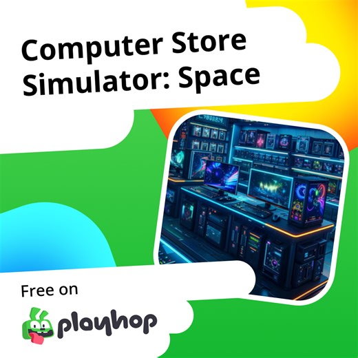 Computer Store Simulator: Space: Play Online For Free On Playhop