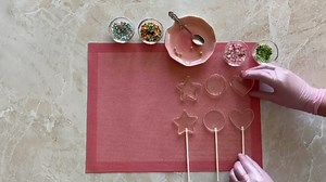 mostsom Silicone Lollipop Mold Rabbit-shaped Cake Decoration Baking Tools Flaming Lollipop Cake Mold 2PCS (M_Rabbit)