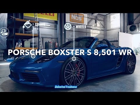 CSR2 718 BOXSTER S ,SHIFT/TUNE 8,501 WR TIME (Slow motion& Screenshots)