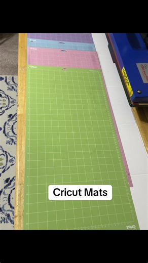 Do you have all these different types of mats for your Cricut?👀🖨️ #lartechsolutionsllc #cricut #learning #craft #cricutmat