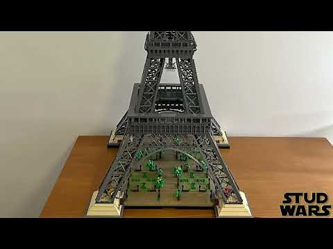 How to build the LEGO Eiffel Tower in 3 minutes