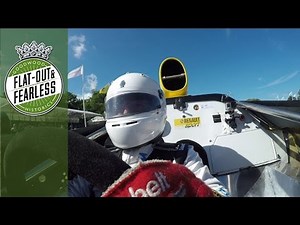 Seven-time Grand Prix winner Rene Arnoux powers up hillclimb