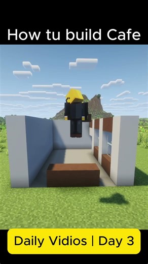 How to build Cafe #minecraft