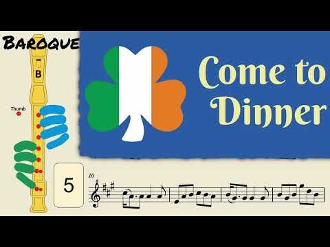 Come to Dinner | Baroque Soprano Recorder Tutorial by Notes to Play