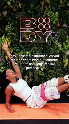 POV: your pilates instructor cues your through your entire workout....