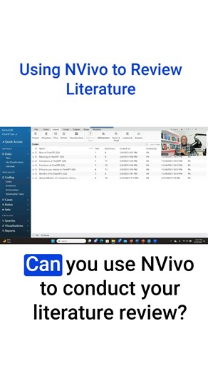 24 reactions · 11 shares | How to use NVivo to review literature | Dr. Philip Adu | Facebook
