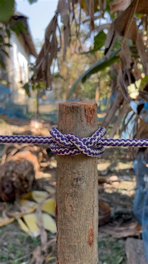 How To Tie a Strong Pole!!