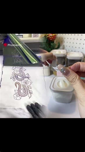 This transfer printer helps tattoo beginners to practice easily perfectly#tattoo