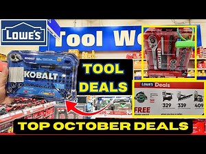 TOP Lowe's Tool Deals & Clearance Sales For October You Can't Miss!