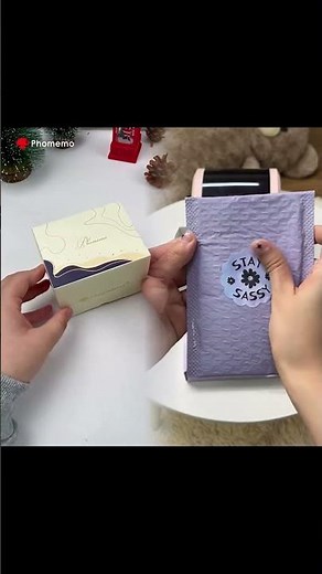 Perfect Christmas Gift for Kids! Phomemo Mini Sticker Printer